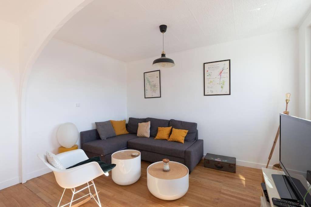 Villefranche-sur-Saône Cabana & Grand Appartement Cosy - Parking & Balcon מראה חיצוני תמונה